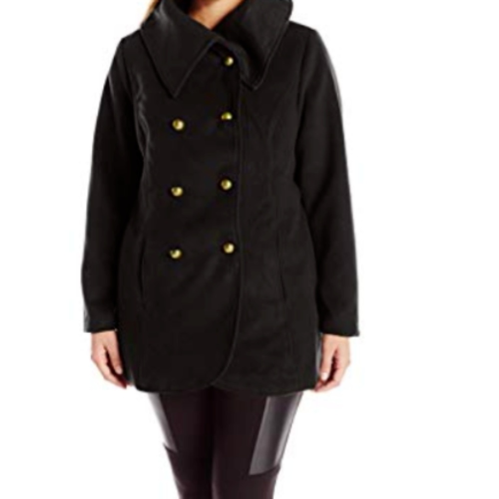 Maxwell Women's Double Breasted Military Button Bi